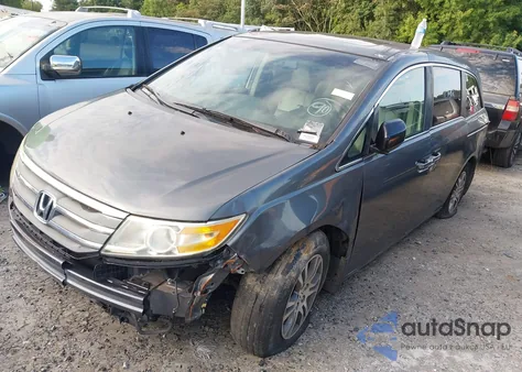 2012 Honda Odyssey Ex-L from USA, damaged, VIN 5FNRL5H65CB131208